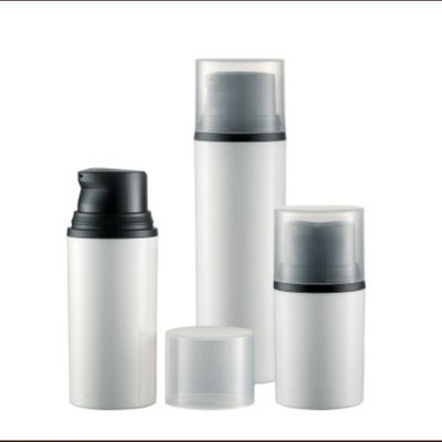 स्किन केयर खाली ब्लैक लोशन पंप बोतल 15ml 30ml 50ml पीपी स्नैप ऑन