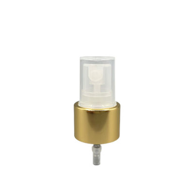 गोल्ड फाइन मिस्ट पंप स्प्रेयर 20/410 एल्युमिनियम क्लोजर 0.12ML 0.16ML