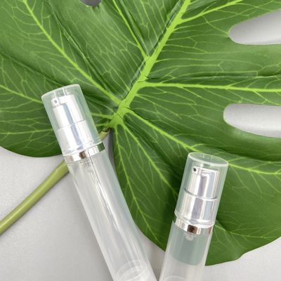 पीपी मिनी पंप स्प्रे बोतल 10ml 15ml स्क्रू क्लोजर कॉस्मेटिक लोशन