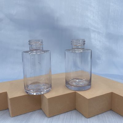 हाई एंड ब्रांड के लिए लग्जरी क्लियर PETG कॉस्मेटिक बोतल पोर्टेबल 30ml लीकप्रूफ