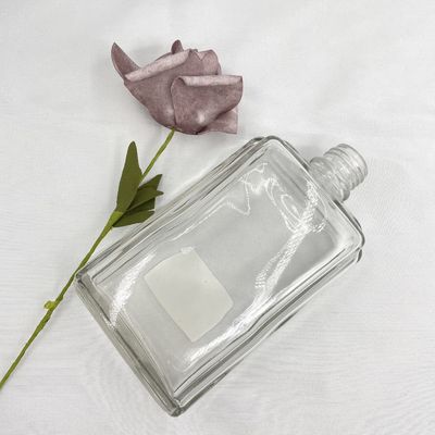 त्वचा देखभाल उत्पादों के लिए कमोडिटी 250 मिलीलीटर स्क्वायर कॉस्मेटिक बोतलें ग्लास कंटेनर