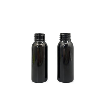 गोल पीईटी पंप बोतल 30ml 1.06OZ गर्दन 20mm व्यास 28mm ऊंचाई 80mm