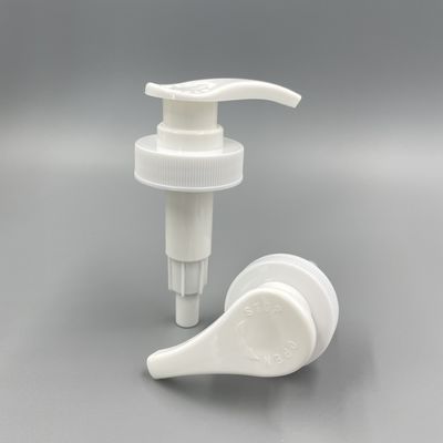 व्हाइट शैम्पू बोतल डिस्पेंसर पंप 33/410 4.0ML डिस्चार्ज रेट 38/400