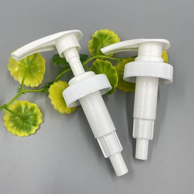 व्हाइट शैम्पू बोतल डिस्पेंसर पंप 33/410 4.0ML डिस्चार्ज रेट 38/400