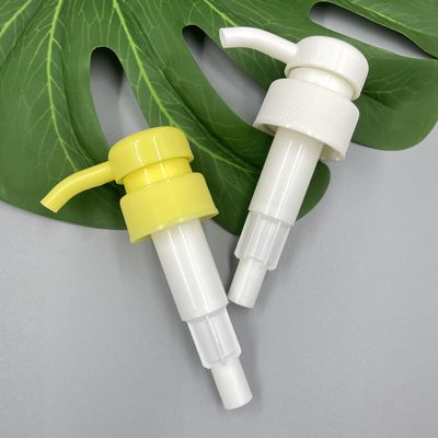 शैम्पू शावर जेल के लिए 4.0ML खुराक लोशन डिस्पेंसर पंप रंगीन 38/400