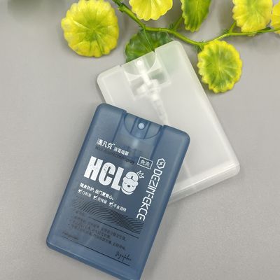0.06ML खुराक क्रेडिट कार्ड स्प्रेयर 20ML जीवाणुरोधी हाथ सेनिटाइज़र 304H