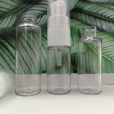गोल 30 मिलीलीटर 1.06oz गर्दन 20 मिमी पालतू स्प्रेयर बोतल मोटी दीवार साफ़ रंग