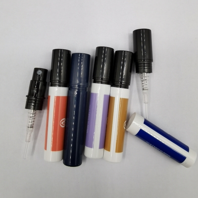 3 मिली 5 मिली छोटी प्लास्टिक स्प्रे बोतलें खुशबू 0.11oz 0.17oz स्नैप ऑन