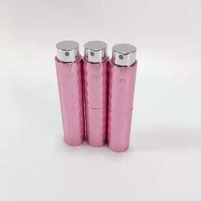 रिफिलेबल परफ्यूम स्प्रे और बोतल 8ML एल्युमिनियम कवर डायमंड डिज़ाइन