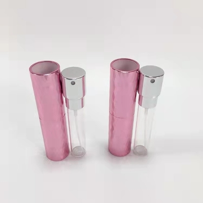 रिफिलेबल परफ्यूम स्प्रे और बोतल 8ML एल्युमिनियम कवर डायमंड डिज़ाइन