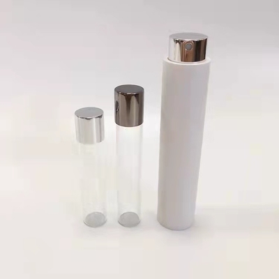 इत्र स्प्रेयर बोतल 10ML स्प्रे सफेद छोटा इत्र कांच की बोतल फैक्टरी मूल्य: